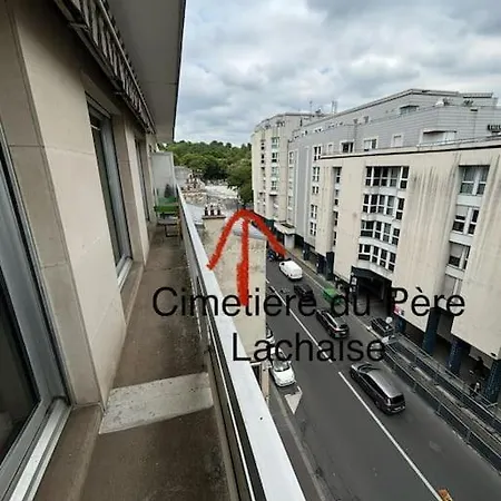 Cosy Pere Lachaise-parking Prive Parigi